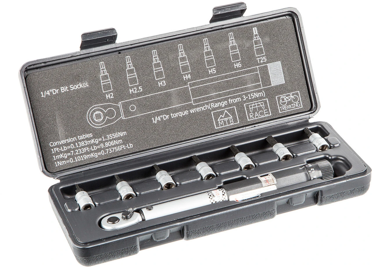 XLC Clef Dynamométrique Avec Set D'Embouts TO-S41 – Image 3