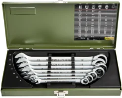 Proxxon Set De 7 Clefs Plates / à Anneaux MicroSpeeder, Version Standard