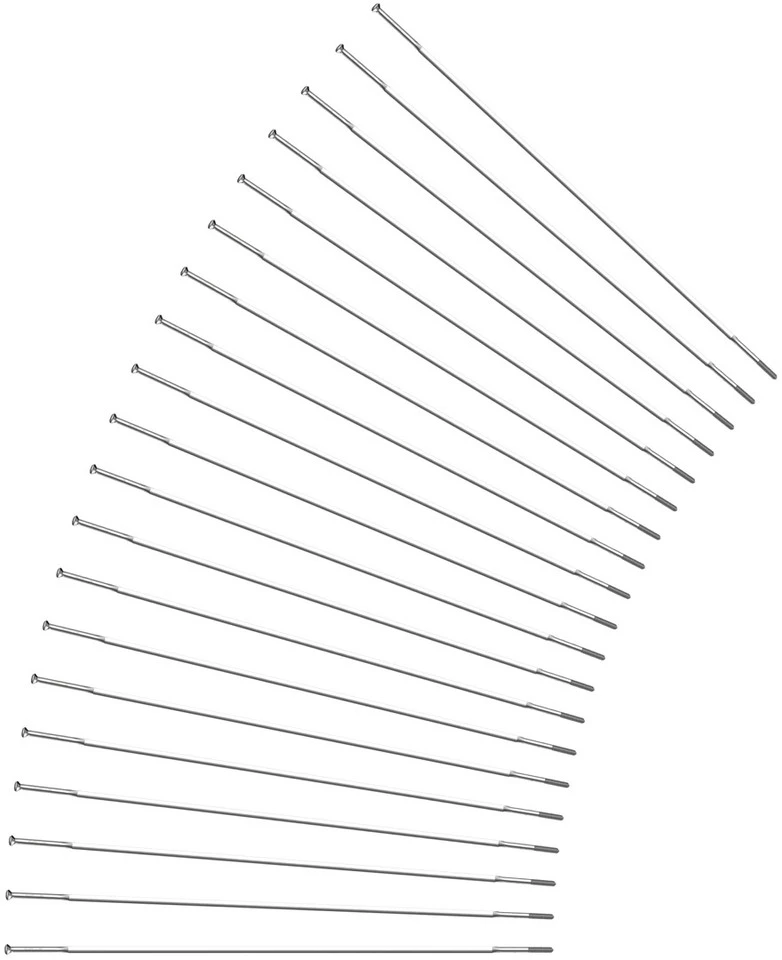 Sapim Rayons CX-Ray Straightpull + Écrous - 20 Pièces - Fin De Série