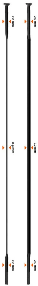 Sapim Rayons CX-Ray Straightpull + Écrous - 20 Pièces - Fin De Série – Image 7