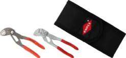 KNIPEX Set De Pinces Cobra Et Mini Clef à Pinces Pochette Pour Ceinture