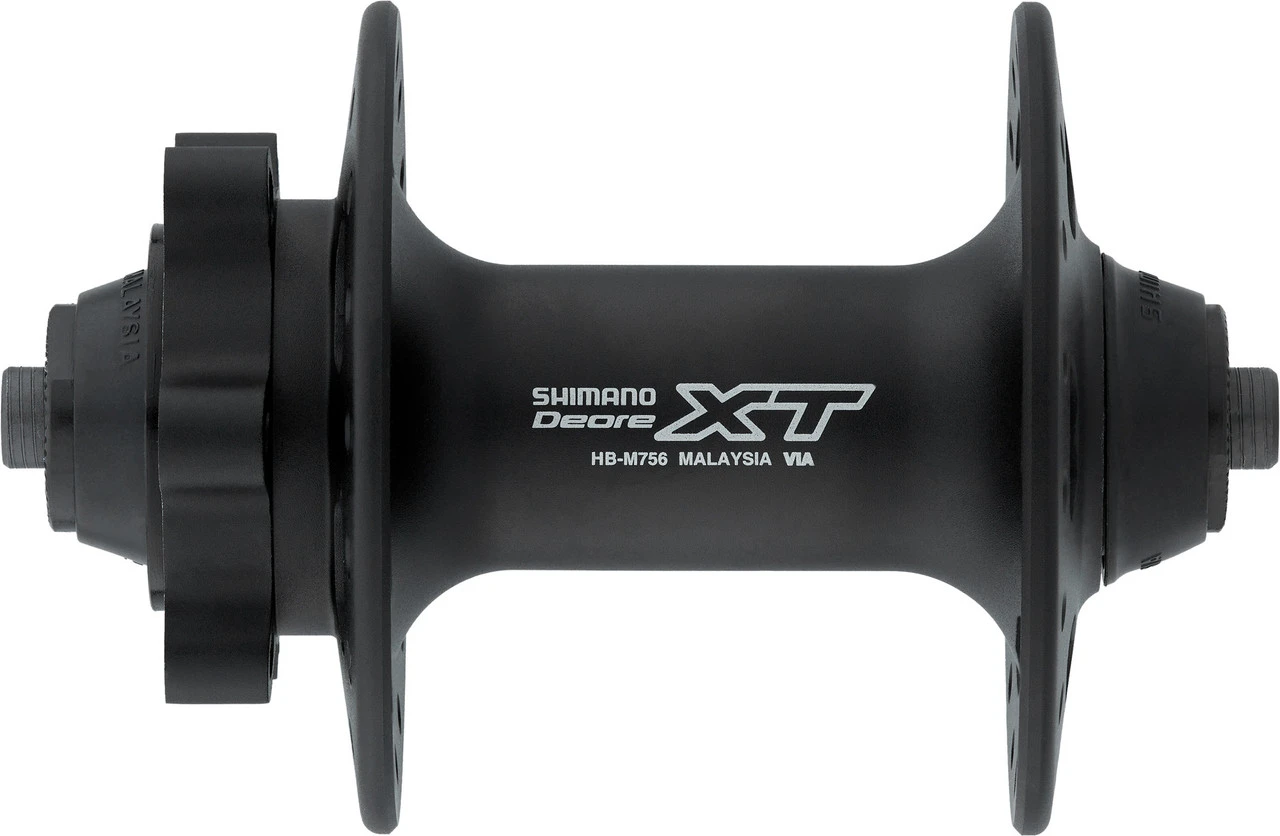 Shimano Moyeu Avant XT HB-M756 Disc 6 Trous Pour Axe à Serrage Rapide