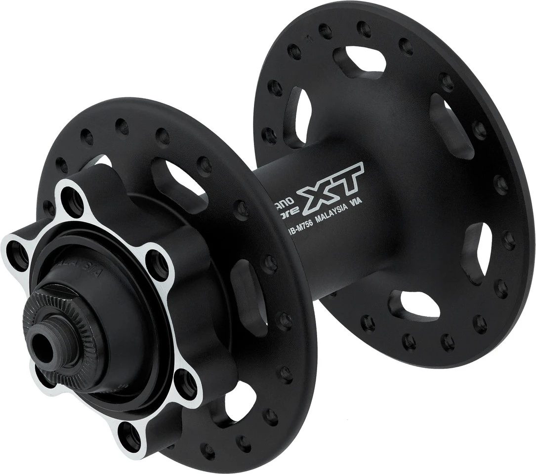 Shimano Moyeu Avant XT HB-M756 Disc 6 Trous Pour Axe à Serrage Rapide – Image 2