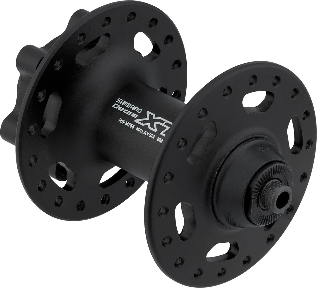 Shimano Moyeu Avant XT HB-M756 Disc 6 Trous Pour Axe à Serrage Rapide – Image 3